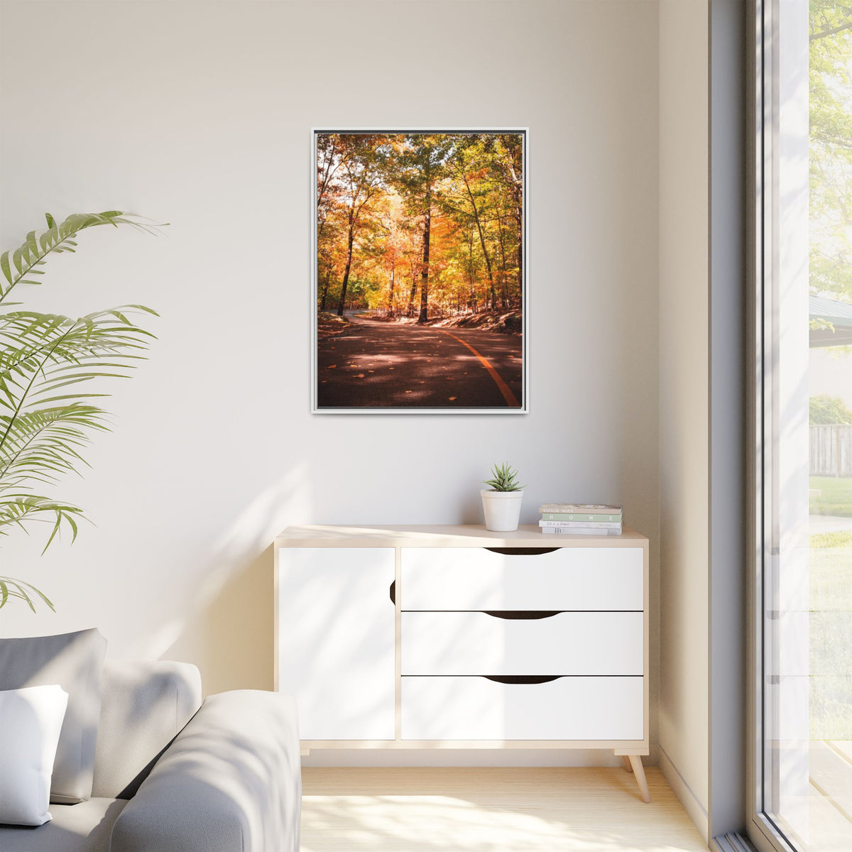 Autumn Road- Canvas Print