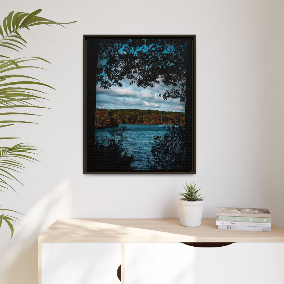 Tree Covered Peace - Canvas Print