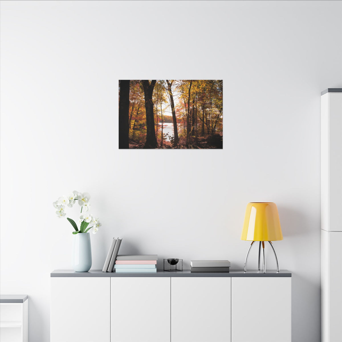 Autumn Lakeview Wall Art