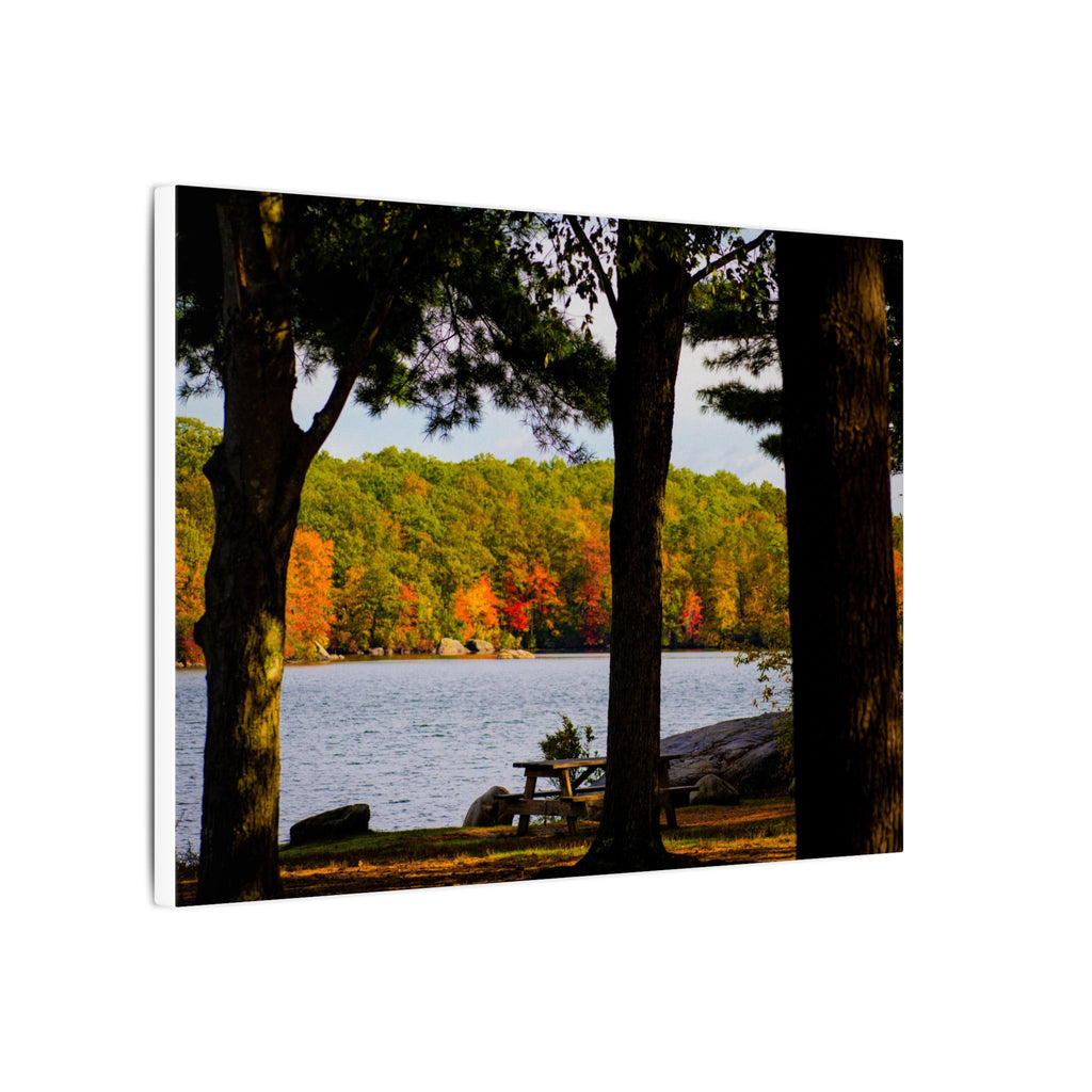 Autumn Lakeside Retreat Landscape