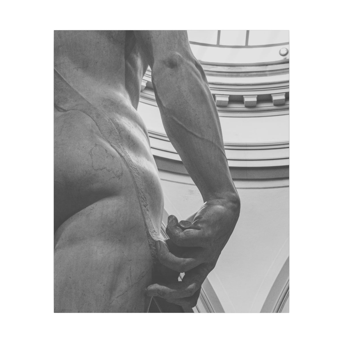 The Details -Matte Canvas Print -Black & White