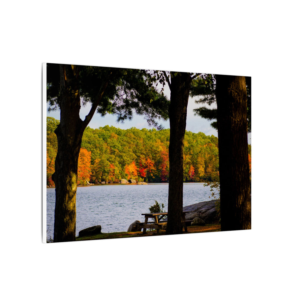 Autumn Lakeside Retreat Landscape