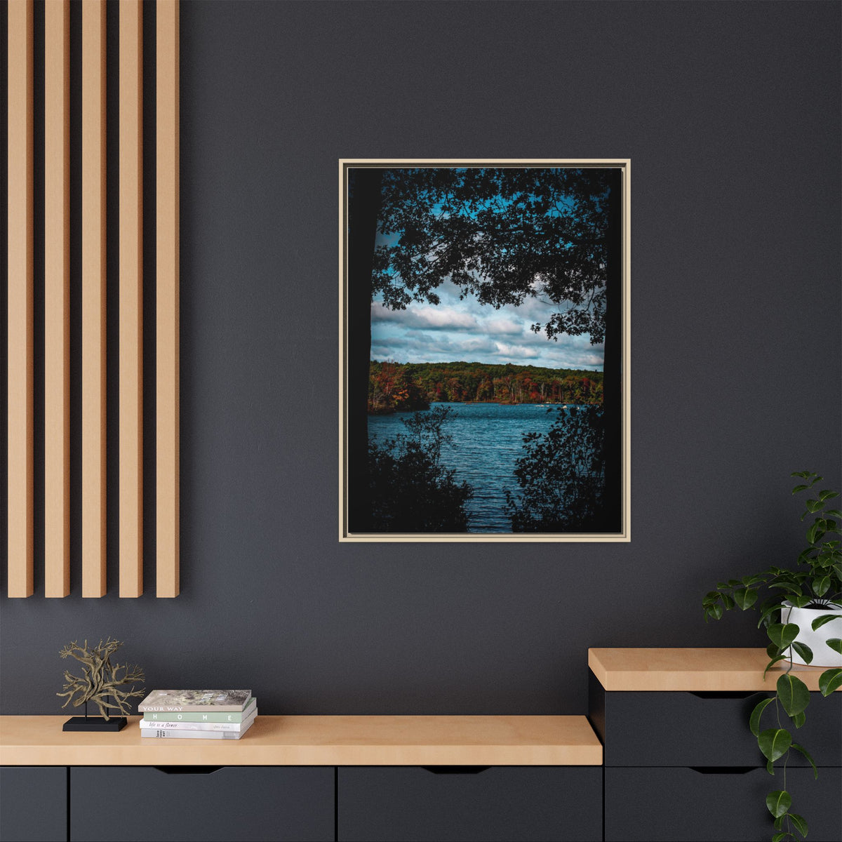 Tree Covered Peace - Canvas Print