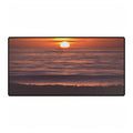 Ocean Sunset Desk Mat — Large Coastal Mousepad for Home Office