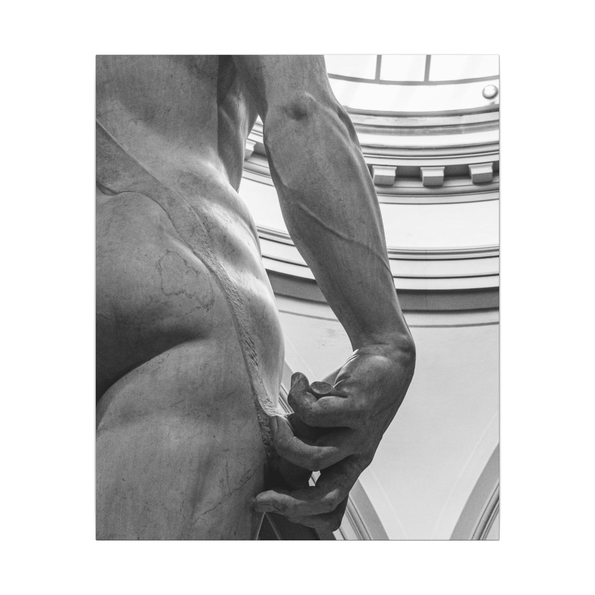 The Details -Matte Canvas Print -Black & White