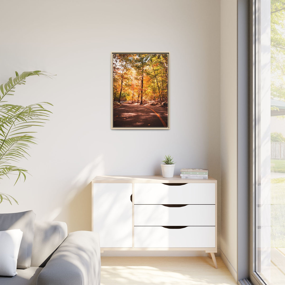 Autumn Road- Canvas Print