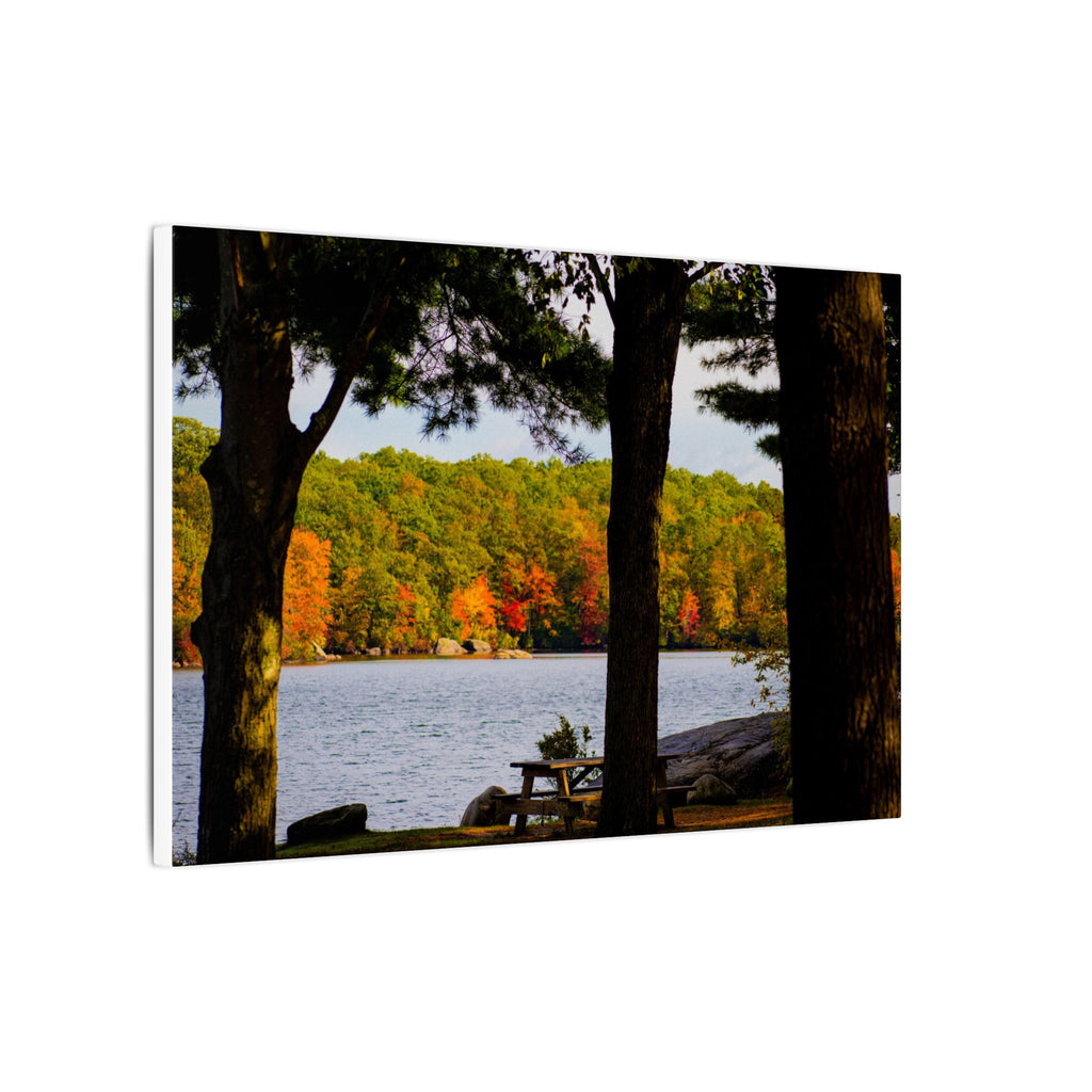 Autumn Lakeside Retreat Landscape