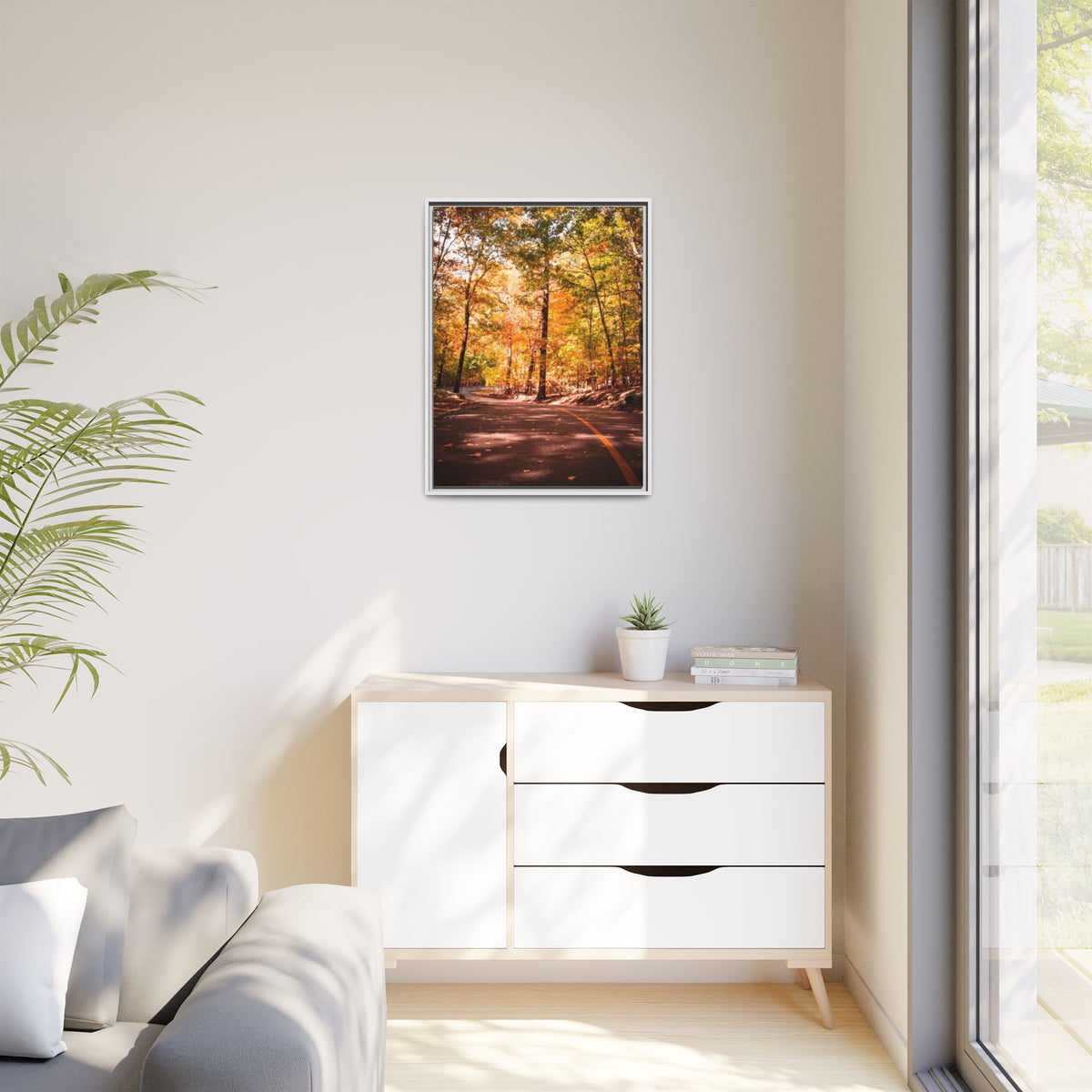 Autumn Road- Canvas Print